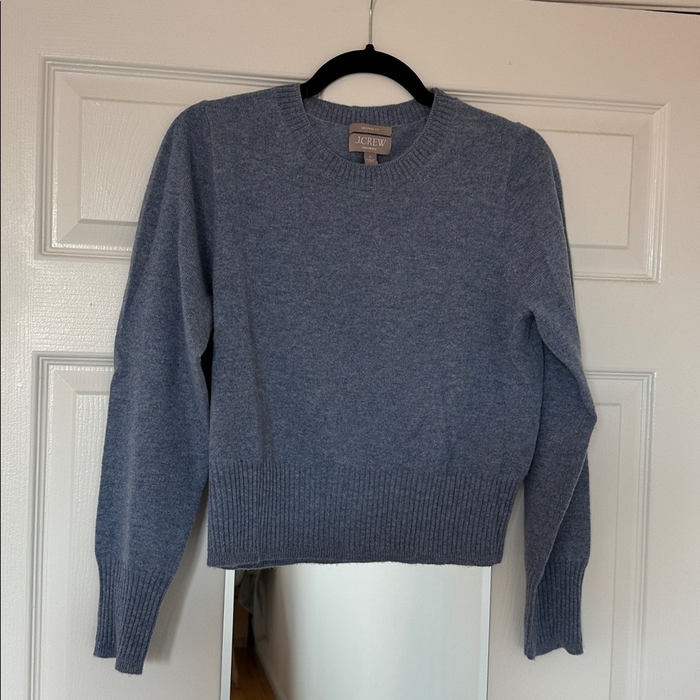 J. Crew Cropped Cashmere Sweater, Size M